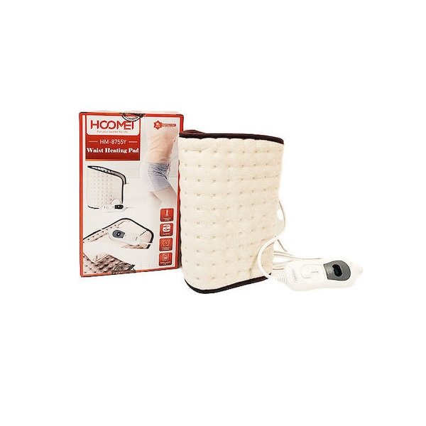 Hoomei Ηλεκτρική Θερμαινόμενη Ζώνη Μέσης Μπεζ HM-8755Y 31588272