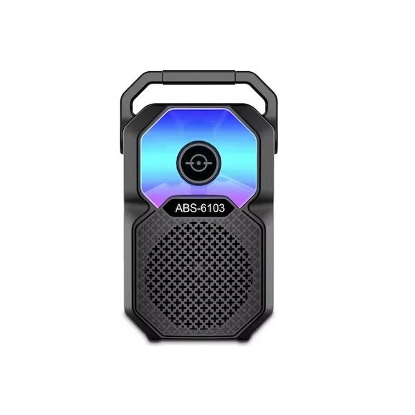 Ηχείο με λειτουργία Karaoke σε Μαύρο Χρώμα ABS-6103 54547557