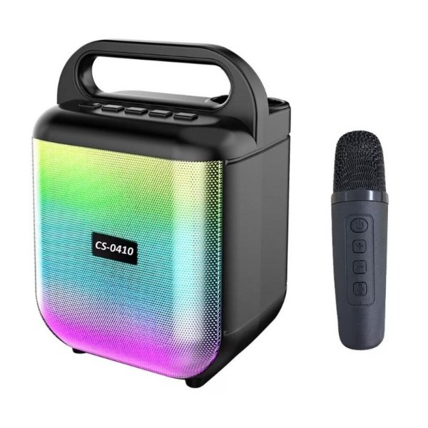 CS-0410 Ασύρματο φορητό ηχείο KARAOKE με 1200mah