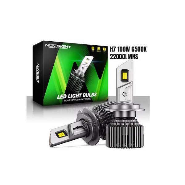 8 NovSight Λάμπες Αυτοκινήτου H7 Canbus LED Ψυχρό Λευκό 100W A500-N76-H7 53875030