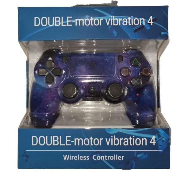 DOUBLE-motor BLUE NIGHT SKY ΑΣΥΡΜΑΤΟ GAMEPAD ΓΙΑ PS4