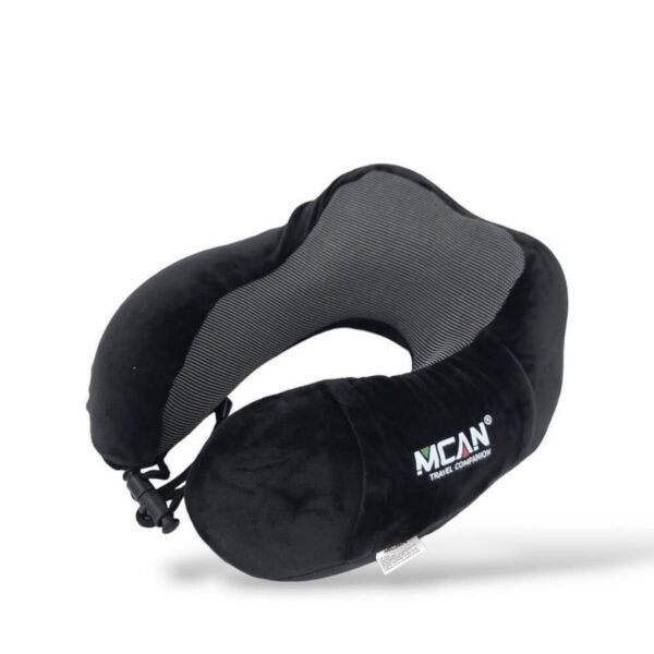 Mcan M-13 Μαξιλαράκι Ταξιδίου Memory Foam Μαύρο
