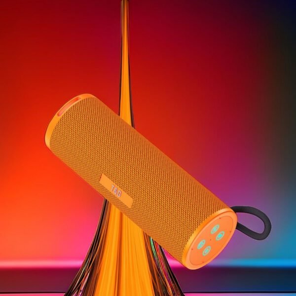 Ηχείο Bluetooth 7W με Ραδιόφωνο Αδιάβροχο RGB T&G TG-421 - Πορτοκαλί