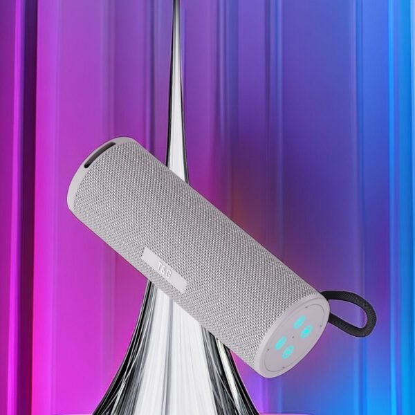 Ηχείο Bluetooth 7W με Ραδιόφωνο Αδιάβροχο RGB T&G TG-421 - Ασημί