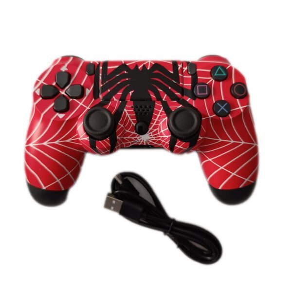 Spiderman Web Ασύρματο Gamepad για PS4 Κόκκινο