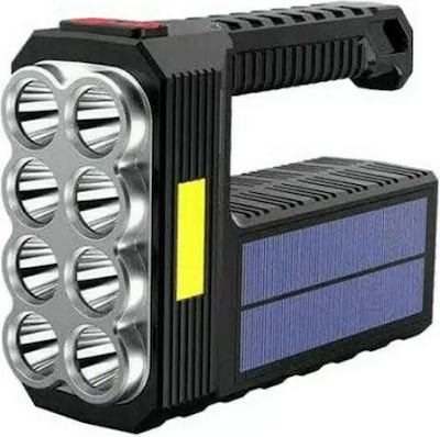Επαναφορτιζόμενος Ηλιακός Φακός 8LED+COB Andowl Q-SD623