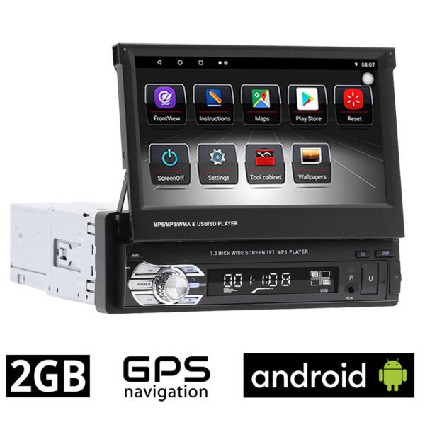 Ηχοσύστημα Αυτοκινήτου 1DIN (Bluetooth/USB/WiFi/GPS) 43898195