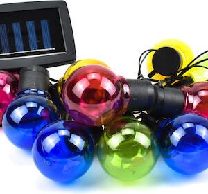 Ηλιακά Λαμπιόνια Γιρλάντα 10τμχ RGB OEM 29567