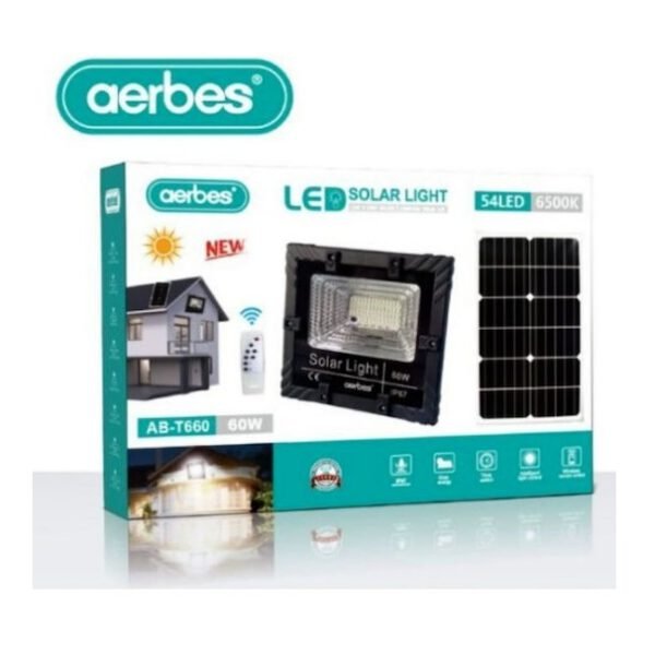Ηλιακό φως LED 60W με τηλεχειριστήριο AB-T660 AERBES Aerbes