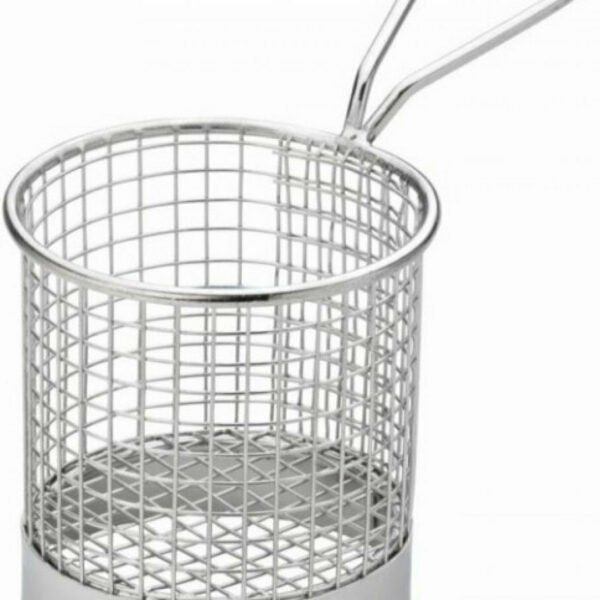 Berkis Φριτέζα μινι παρουσίασης στρογγυλή ανοξείδωτη 9x8,5εκ. (30.00.0014)