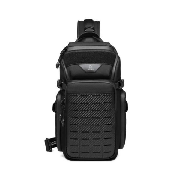 Ozuko  9680  Ανδρική Τσάντα Στήθους Μαύρη