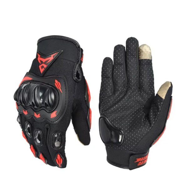 MotoCentric MC-010 Καλοκαιρινά Ανδρικά Γάντια Μηχανής Κόκκινα