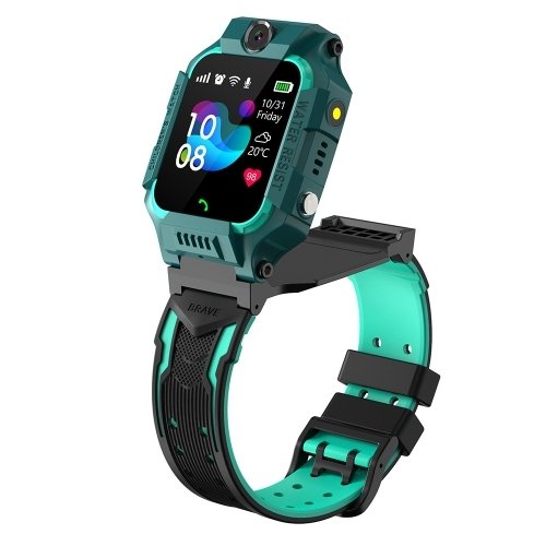 Q19 1.44-inch 360-degree Rotating Positioning Camera Smart Waterproof Children Calling Watch(Green)