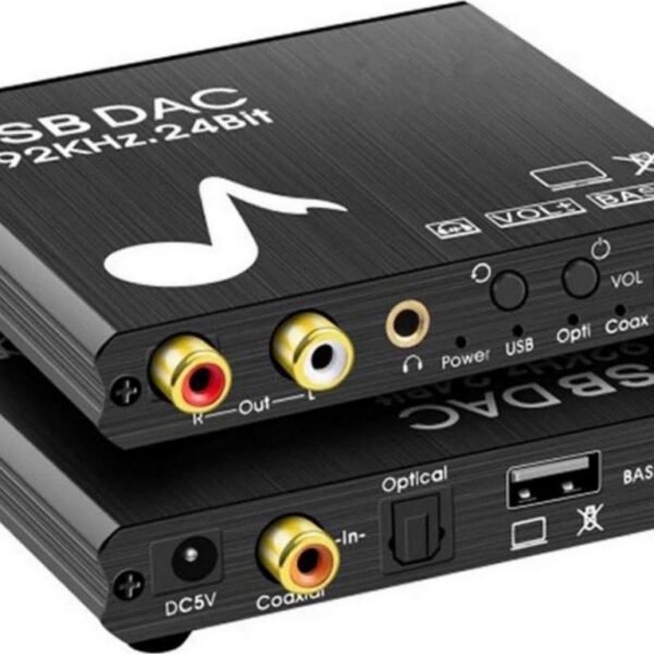 Μετατροπέας Coaxial / Toslink / USB-A female σε RCA female