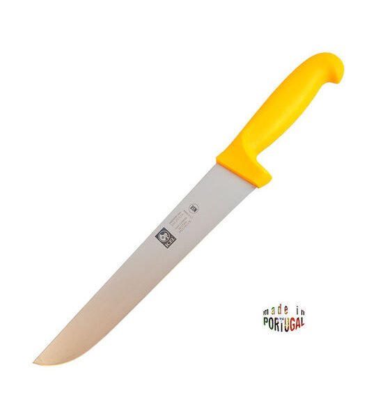 Icel Μαχαίρι Σφαγής – Γδαρσίματος 24cm Κίτρινη Λαβή Poly Icel (243.3100.24)
