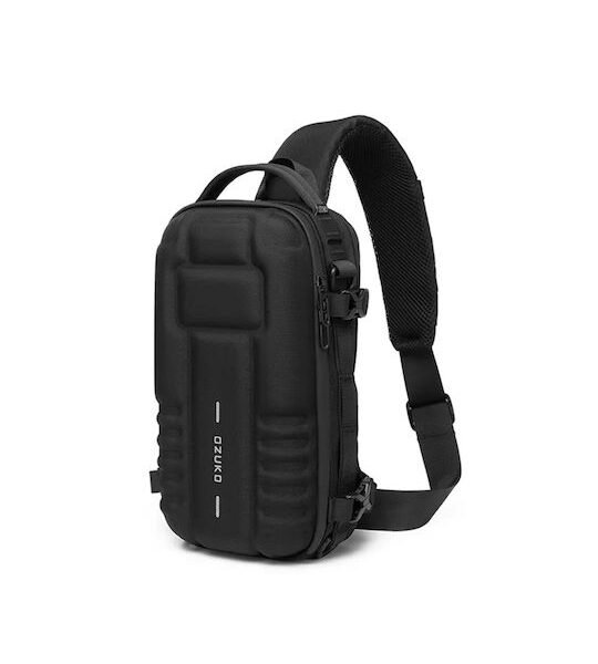 Ozuko 9565  Tactical Ανδρική Τσάντα Στήθους σε Μαύρο χρώμα
