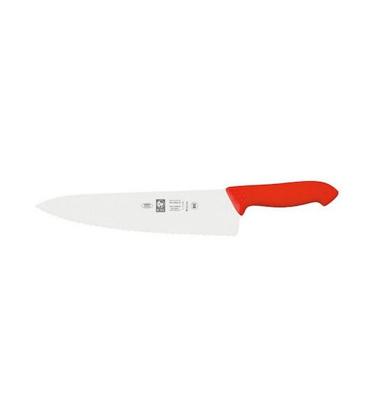 Icel Proflex Μαχαίρι με δόντια Chef από Ανοξείδωτο Ατσάλι Κόκκινο 20cm 284.HR60.20