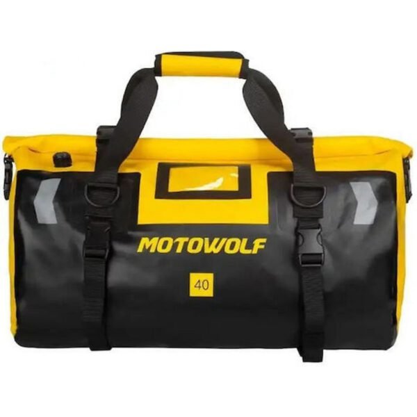 Motowolf Στεγανός Σάκος με Χωρητικότητα 40 Λίτρων Κίτρινος