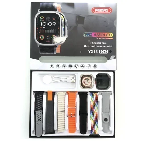 Smartwatch με 7 διακοσμητικά λουριά 10+2 Remax YX13