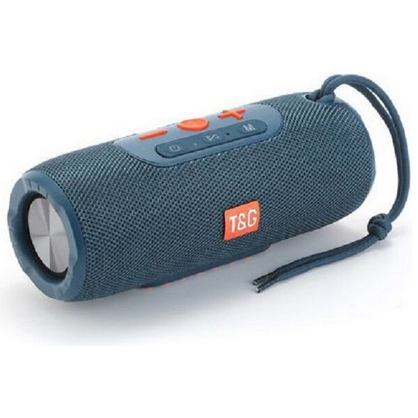 T&G TG431 Ηχείο Bluetooth 10W με Ραδιόφωνο και Διάρκεια Μπαταρίας έως 3 ώρες Μπλε