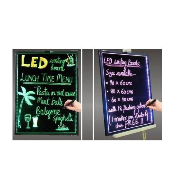 Διαφημιστικός Φωτιζόμενος LED Πίνακας 60x40CM με Εναλλασσόμενα Χρώματα -Πινακίδα Καταστημάτων-325684