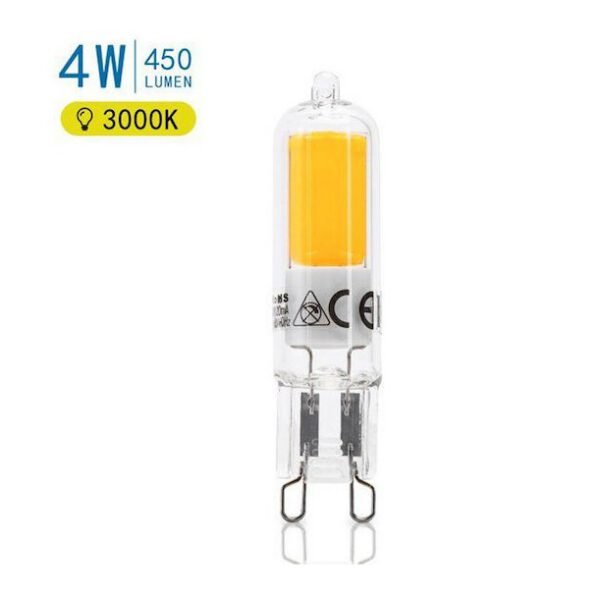 Λάμπα LED για Ντουί G9 4W 450LM Θερμό Λευκό 3000K Aigostar 104426 - Aigostar