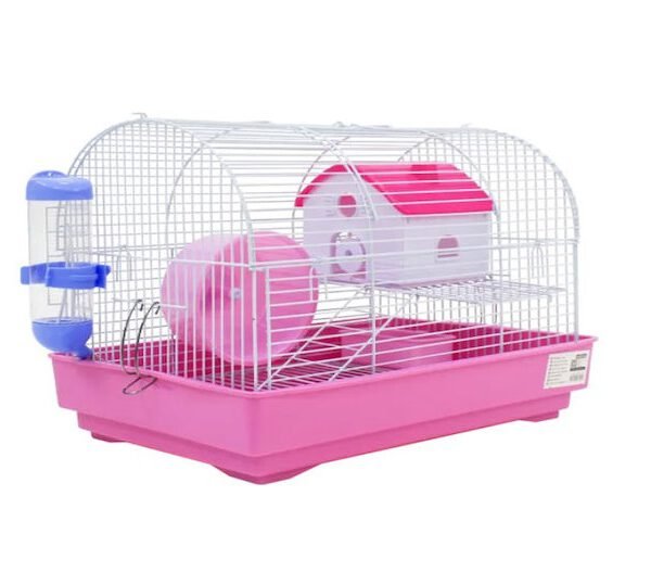 Κλουβί για Xάμστερ Ροζ 33x23x26cm Nobleza 803749-3 - Nobleza