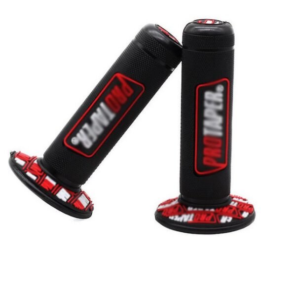 xlarge_20241118144347_cheirolaves_motosykletas_se_kokkino_chroma Σετ Χειρολαβές Λαστιχένιες 12.5cm 24mm για Motocross & Enduro 2τμχ HW-0341 Κόκκινο - Μαύρο