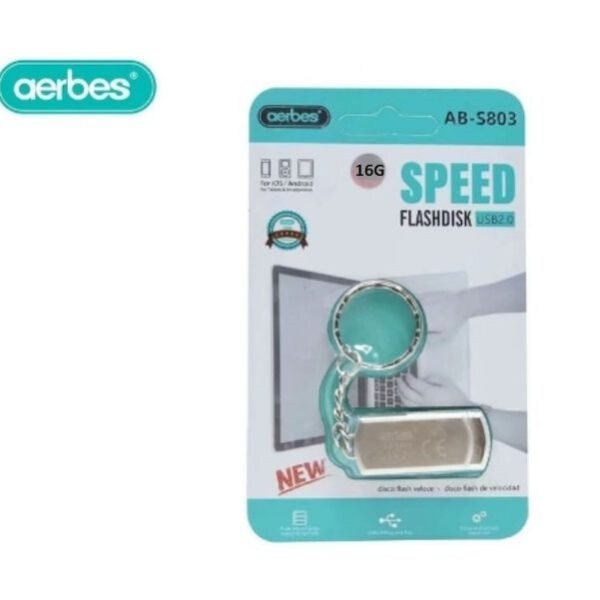 Aerbes AB-S803 16GB USB 2.0 Stick Ασημί