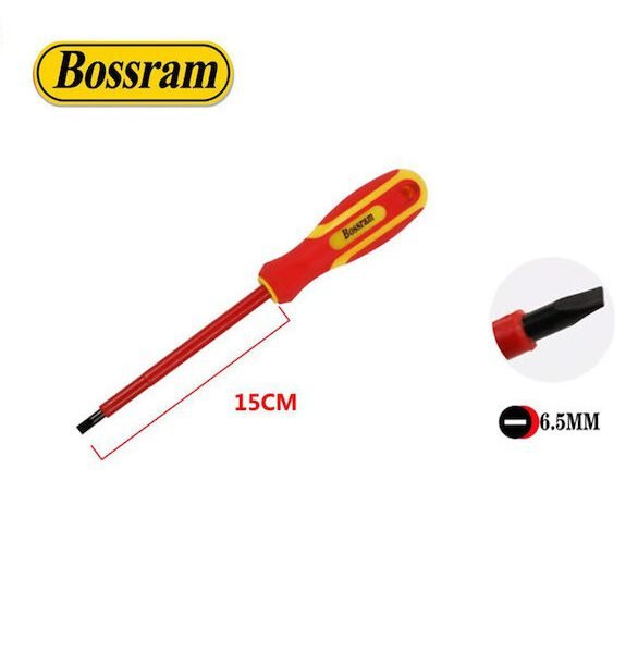 Κατσαβίδι Ίσιο Μαγνητικό Μεγέθους 6.5mm x 150mm Bossram 655997
