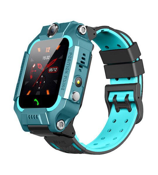 fixedratio_20220803115723_paidiko_smartwatch_me_kaoutsouk_plastiko_louraki_tirkouaz_q19_flip_9102120005 Q19 Flip Παιδικό Smartwatch με Λουράκι από Καουτσούκ/Πλαστικό Τιρκουάζ 9102120005