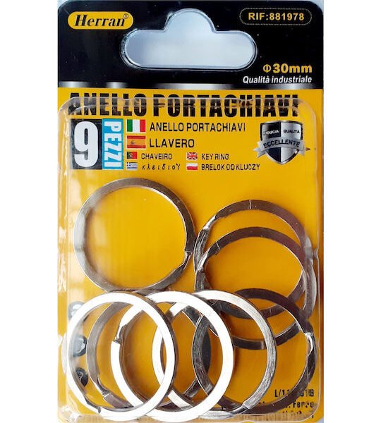 ΚΡΙΚΟΙ ΓΙΑ ΜΠΡΕΛΟΚ - ΚΛΕΙΔΙΑ Φ30mm ΣΕΤ 12ΤΕΜ Bossram 881978