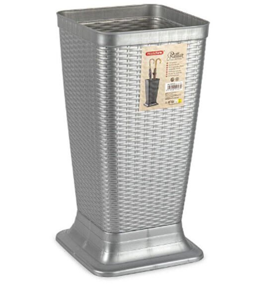 SDS Ομπρελοθήκη Πλαστική Ασημί PF-1471812-TS SZ