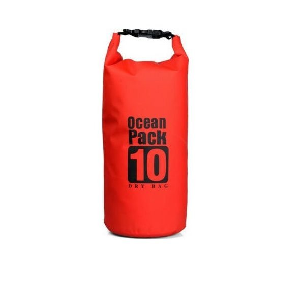 Ocean Pack Pack Στεγανός Σάκος Ώμου με Χωρητικότητα 10 Λίτρων Κόκκινoς SDS-139-RED