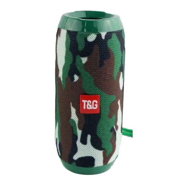 T&G TG-117 Ηχείο Bluetooth 5W με Ραδιόφωνο και Διάρκεια Μπαταρίας έως 4 ώρες Army Green