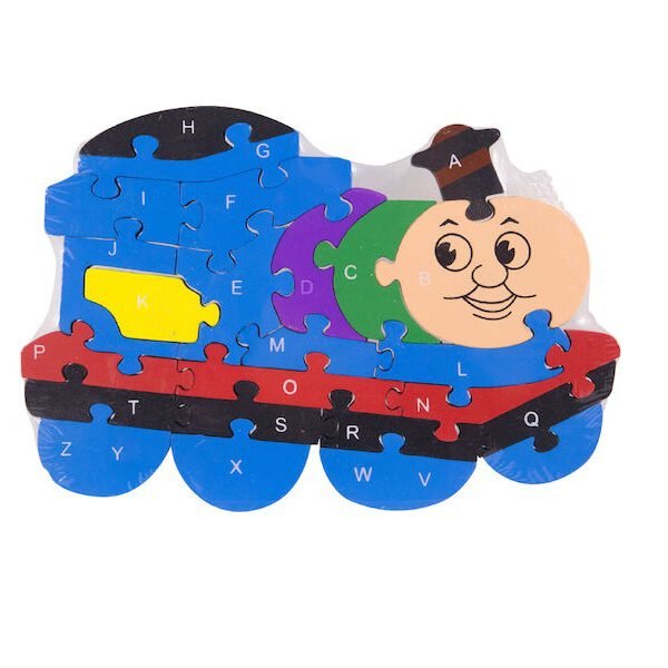 Ξύλινο Παιδικό Puzzle Τρενάκι 26pcs για 3+ Ετών SDS-2468 Spring