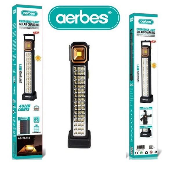 Aerbes Ηλιακό Φωτιστικό Δαπέδου με Φωτοκύτταρο AB-TA218