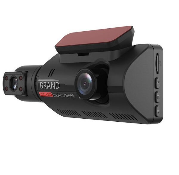 Κάμερα DVR Αυτοκινήτου με Οθόνη και Νυχτερινή Λήψη 2K για Ταμπλό και για Παρμπρίζ Αυτοκινήτου με Αυτοκόλλητο Μαύρο FZCENT81