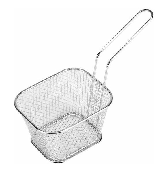 Φριτεζάκι Σερβιρίσματος Μεταλλικό με Διαστάσεις 10.5x9x6cm SDS-4564