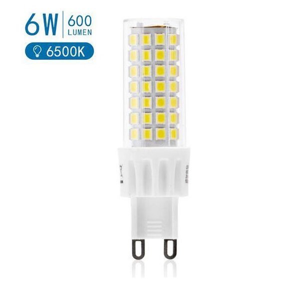 Aigostar Ντουί Λάμπα LED για Ντουί G9 Ψυχρό Λευκό 600lm 104404