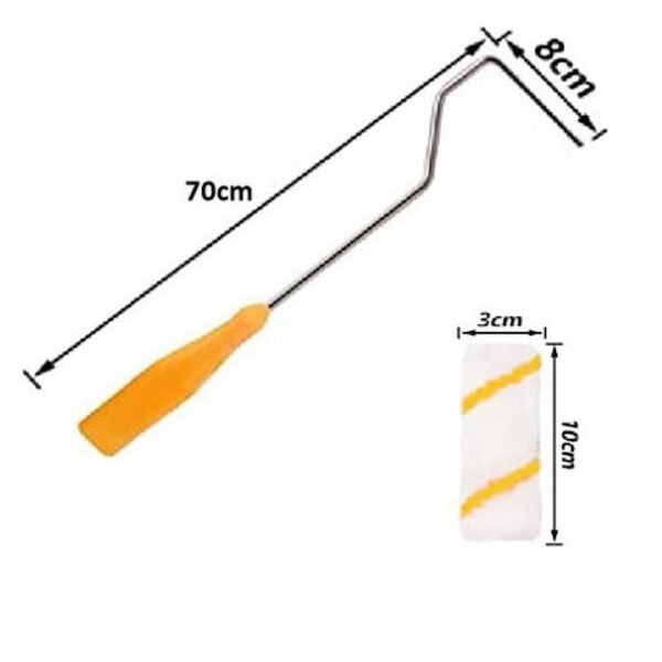 Ρολό βαψίματος κομπλέ γενικής χρήσης, λαβή 70cm - ρολό 10cm (Extra Long) Bossram 882288