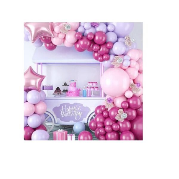 Σετ Μπαλόνια Γιρλάντα Διακοσμητικά Πάρτυ Πολύχρωμα 110 τεμάχια ForHome 923148 - For Home