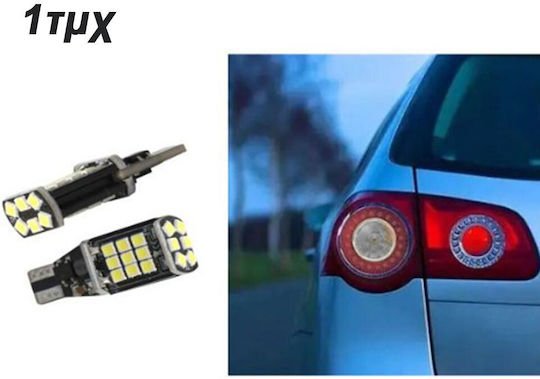 Λάμπα T10 - T15 LED W5W - W16W 12V 24 SMD Ψυχρό Λευκό 6000K SDS-13646