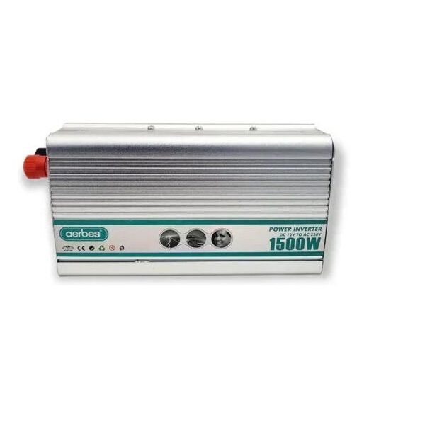 Inverter Αυτοκινήτου Καθαρού Ημιτόνου 1500W για Μετατροπή 12V DC σε 220V AC AB-Q014