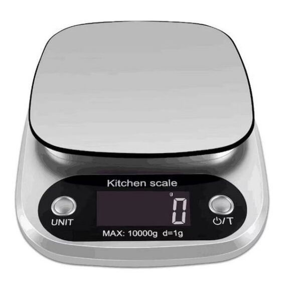 xlarge_20250207145850_psifiaki_zygaria_kouzinas_1gr_10kg_asimi Ηλεκτρονική Ζυγαριά Κουζίνας, Οθόνη LCD, Ακρίβεια 1g, Μέγιστο βάρος 10kg, Ανοξείδωτο, 21x15.5x2.9cm, Ασημί