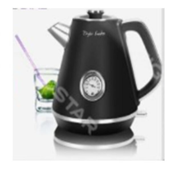 ΒΡΑΣΤΗΡΑΣ ELECTRIC KETTLE STAINLESS STEEL 2200W 1.7L BLACK 8719138900152-TS SZ