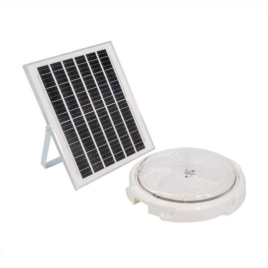 Jortan Κυκλικός Ηλιακός Προβολέας Οροφής LED 200W Λευκό 6000K με Τηλεχειριστήριο JT-TYNXDD200W