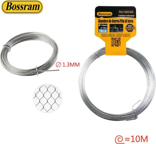 Σύρμα Σιδήρου 1.3mm x 10m Bossram 680386