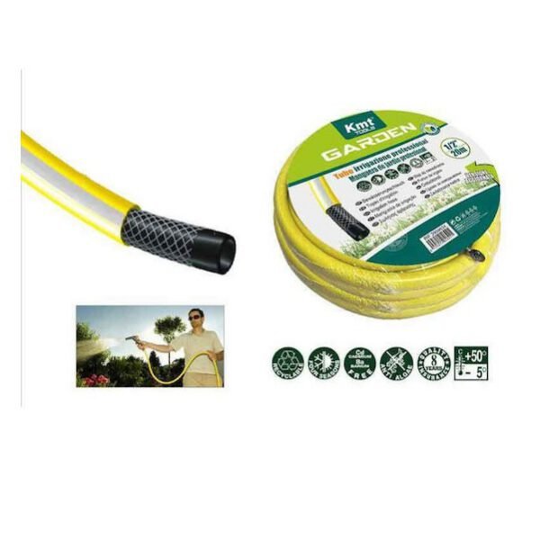 KMT Tools Λάστιχο Ποτίσματος 20m Διαμέτρου 1/2'' Κίτρινο-2904624