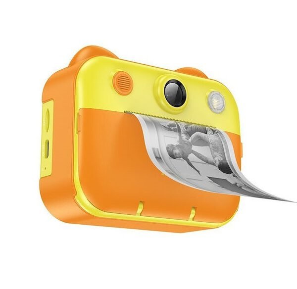Hoco DV204 Compact Φωτογραφική Μηχανή 48MP με Οθόνη 2.4" Κίτρινο